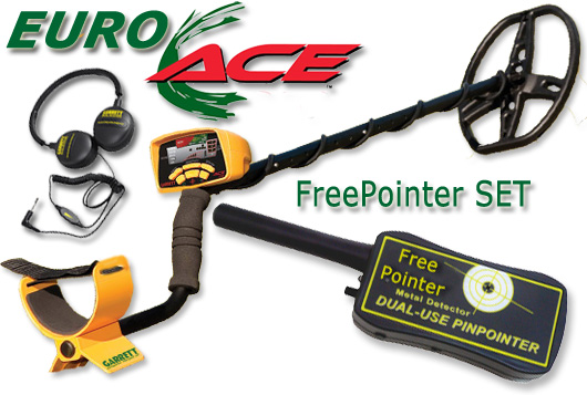GARRETT Euro ACE 350 FREE POINTER PinPointer ProPointer SET www.nuggets.at OnlineShop Metalldetektor