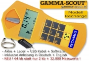 GAMMA-SCOUT RECHARGEABLE Geigerzähler Nuclear Radiation...
